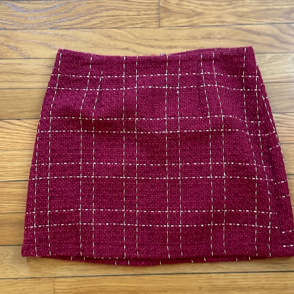 Red and gold skirt